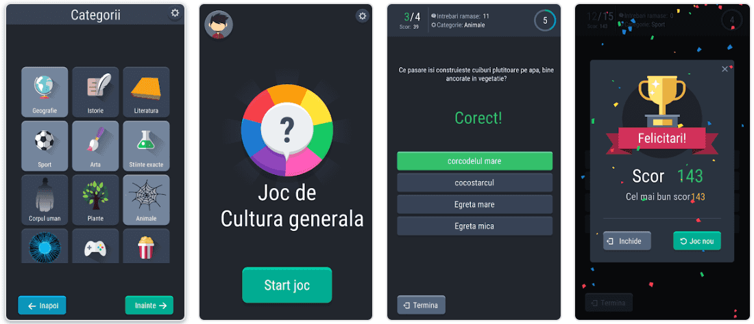 General Culture Game on Android using Unity3D