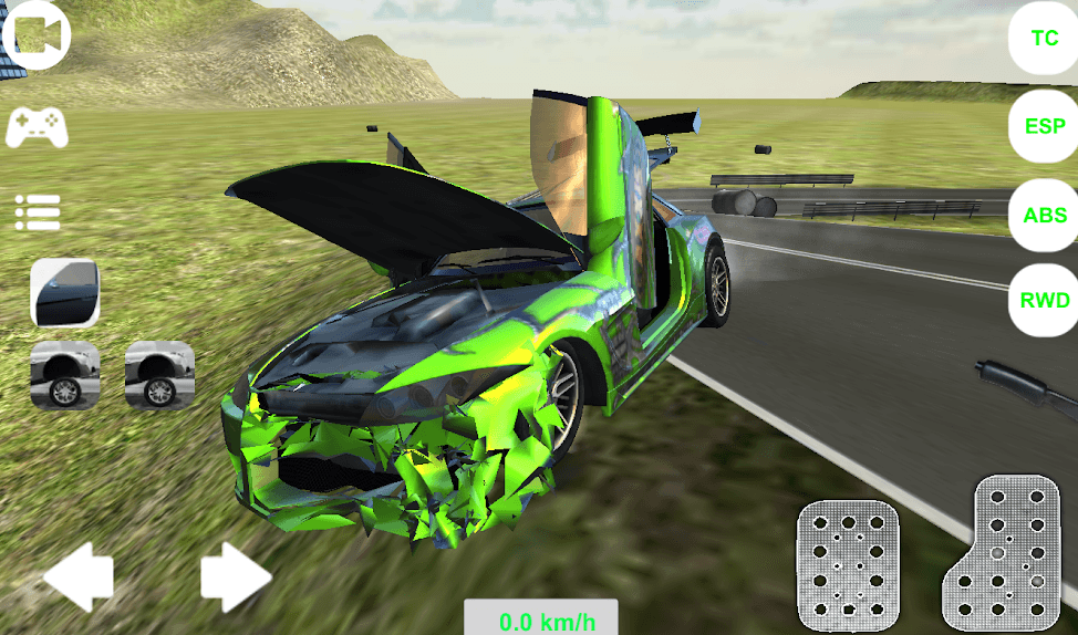Extreme Car Simulator 2016 game on Android using Unity3D. 15 mil downloads, 97k reviews
